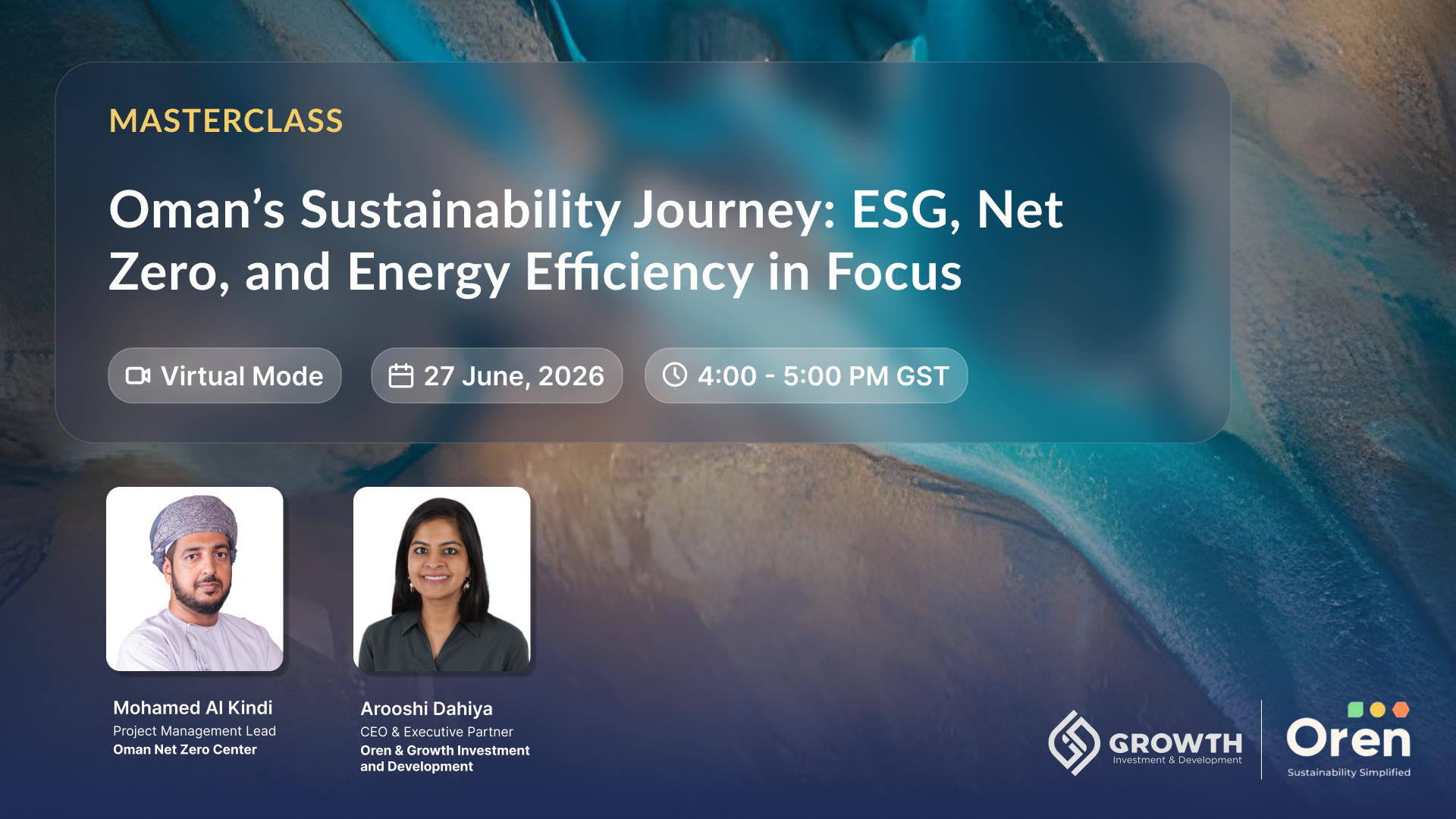 Oman’s Sustainability Journey: ESG, Net Zero, and Energy Efficiency in Focus